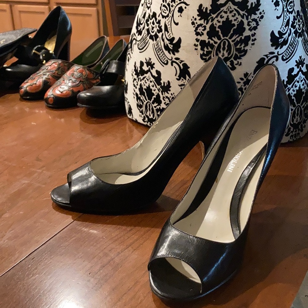 Open toe heels by Enzo Angiolini in size 7 M